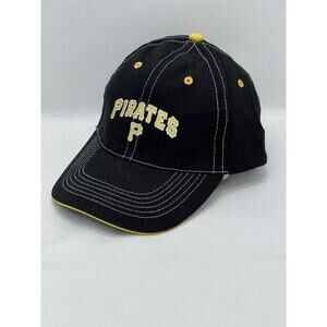 Pittsburgh Pirates MLB Root‎ Sports Black Adjustable Hat Adults BWM Global